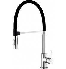 Смеситель для кухни Paulmark Halt Ha214021-CR, хром, с гибким изливом