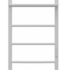 Полотенцесушитель электрический Point Афина PN04846PW 40х60, белый, с полкой
