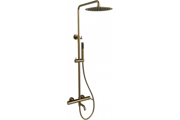 Душевая стойка Raiber Graceful RPG-006 матовое золото
