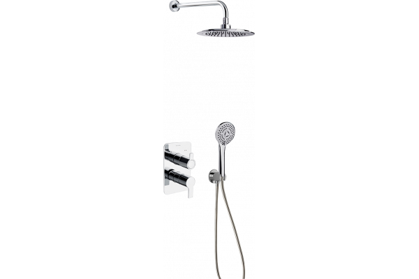 Душевой комплект Ramonsoler Blautherm 941502RP240 С ВНУТРЕННЕЙ ЧАСТЬЮ, хром