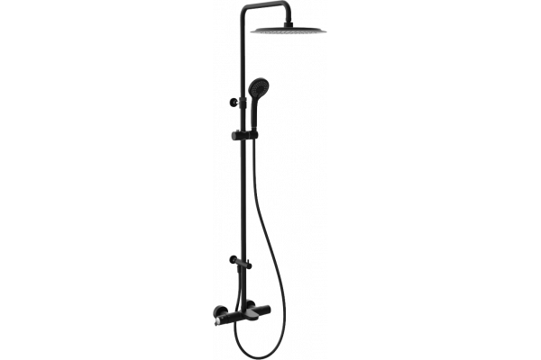Душевая стойка Ramonsoler Blautherm 945602RP300NM с термостатом, черный
