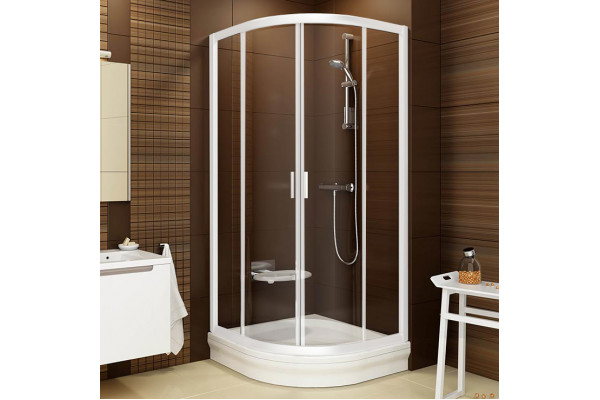 Душевой уголок Ravak Blix BLCP4-80 Transparent, белый профиль