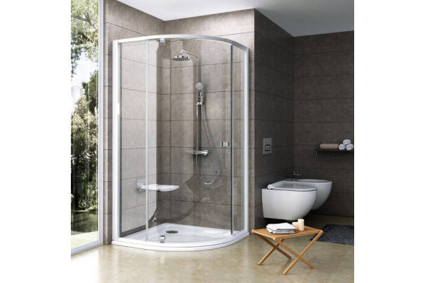 Душевой уголок Ravak Pivot PSKK3-100 Transparent, профиль белый