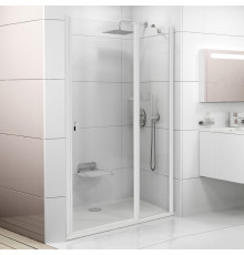 Душевая дверь в нишу Ravak Chrome CSD2-110 Transparent, профиль белый