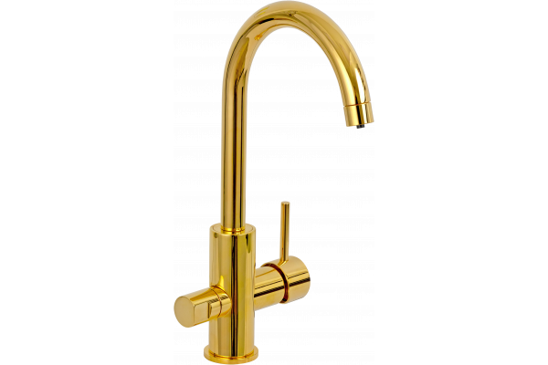 Смеситель для кухни Remer Minimal N792DW золото глянцевое