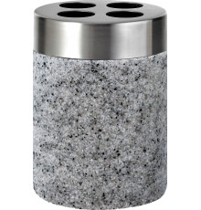 Стакан Ridder Stone 22010207 для зубных щёток, серый