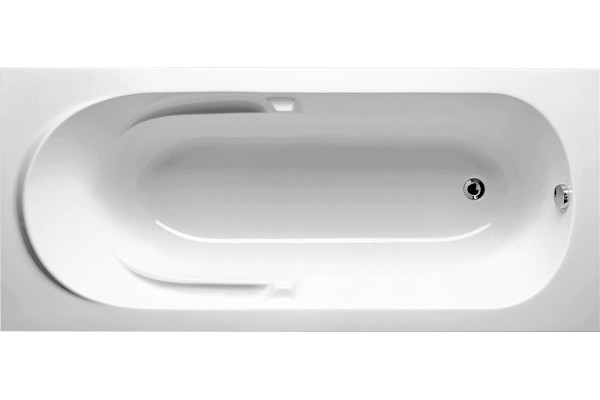 Акриловая ванна Riho Future 180x80 см, с ножками, со сливом-переливом