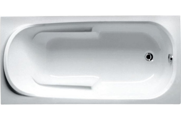 Акриловая ванна Riho Columbia 140x70 см, с каркасом, со сливом-переливом