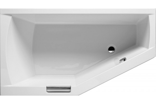 Акриловая ванна Riho Geta R 160x90 см, угловая, со сливом-переливом, асимметричная