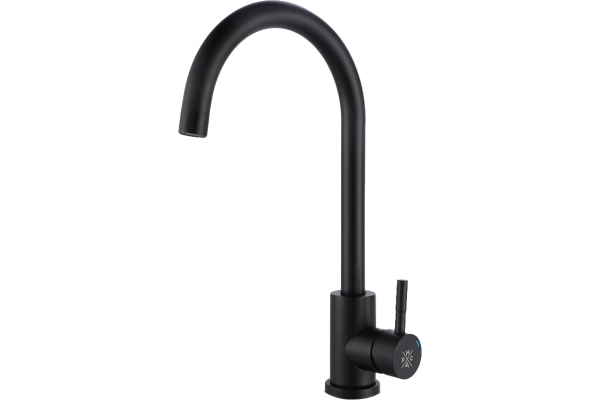 Смеситель для кухни РМС Sus124bl SUS124BL-017F чёрный