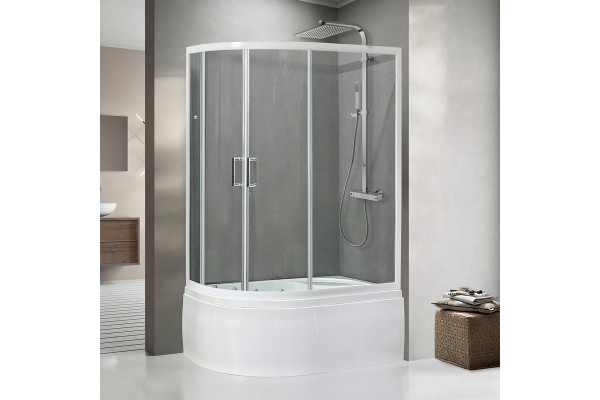 Душевой уголок Royal Bath BK RB 8120BK-T-R