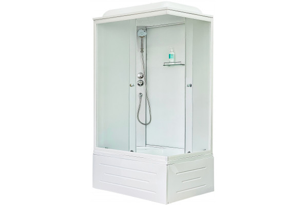Душевая кабина Royal Bath BP RB8120BP5-WC-L с высоким поддоном, с сиденьем