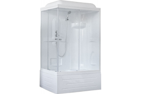 Душевая кабина Royal Bath RB 8120BP1-T R с высоким поддоном, с сиденьем