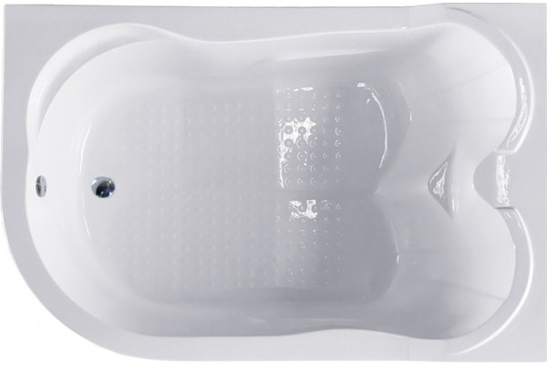 Акриловая ванна Royal Bath Norway RB331100K-R R 180x120 см, угловая, с каркасом, для двоих, асимметричная
