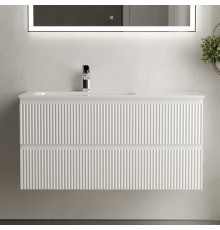 Тумба с раковиной Sancos Snob R 100 см, L, bianco