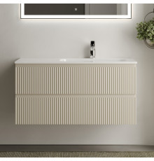 Тумба с раковиной Sancos Snob R 100 см, R, beige soft