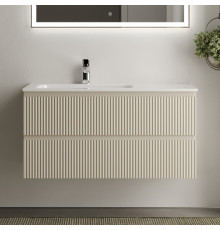Тумба с раковиной Sancos Snob R 100 см, L, beige soft