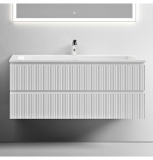 Тумба с раковиной Sancos Snob T 120 см, bianco, раковина CN7017