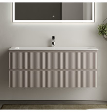 Тумба с раковиной Sancos Snob R 120 см, doha soft, раковина CN7017