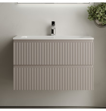 Тумба с раковиной Sancos Snob R 80 см, doha soft