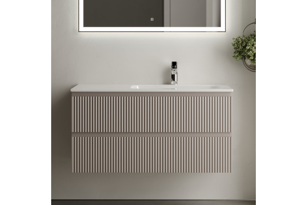 Тумба с раковиной Sancos Snob R 100 см, R, doha soft
