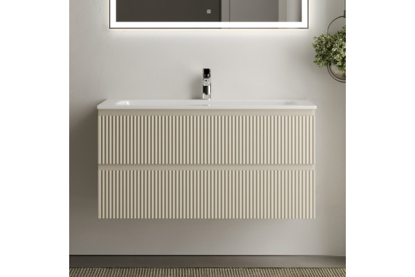 Тумба с раковиной Sancos Snob R 100 см, beige soft