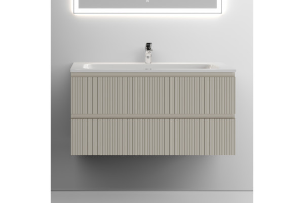 Тумба с раковиной Sancos Snob T 100 см, beige soft