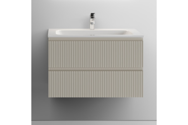 Тумба с раковиной Sancos Snob T 80 см, beige soft