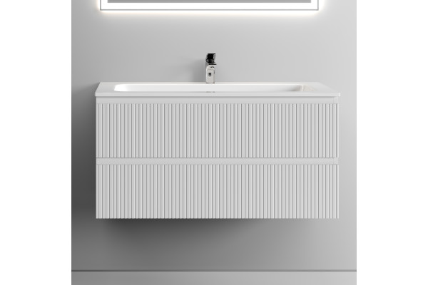 Тумба с раковиной Sancos Snob T 100 см, bianco