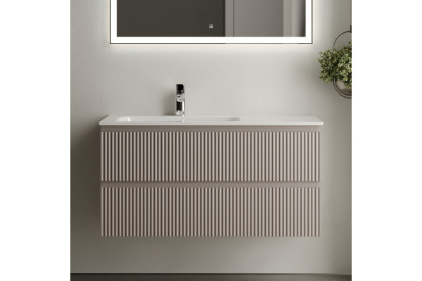 Тумба с раковиной Sancos Snob R 100 см, L, doha soft