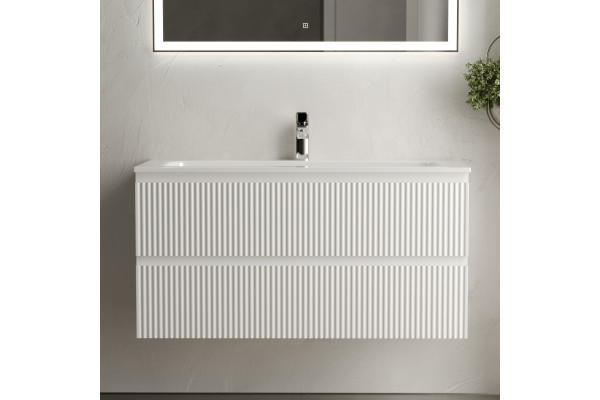 Тумба с раковиной Sancos Snob R 100 см, bianco