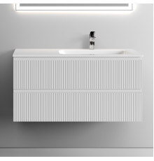 Тумба с раковиной Sancos Snob T 100 см, R, bianco