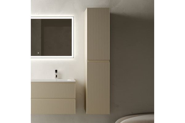 Шкаф-пенал Sancos Snob R 35 см, универсальный, beige soft