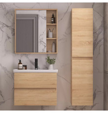 Мебель для ванной SanStar Тоскана 70 дуб сонома светлый, раковина Kirovit Фостер 70