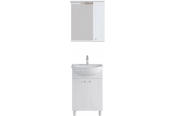 Мебель для ванной SanStar Июнь 55 раковина Исеть