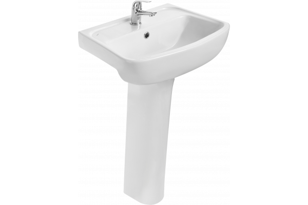 Раковина Santek Лонги 1WH501755 55, с пьедесталом