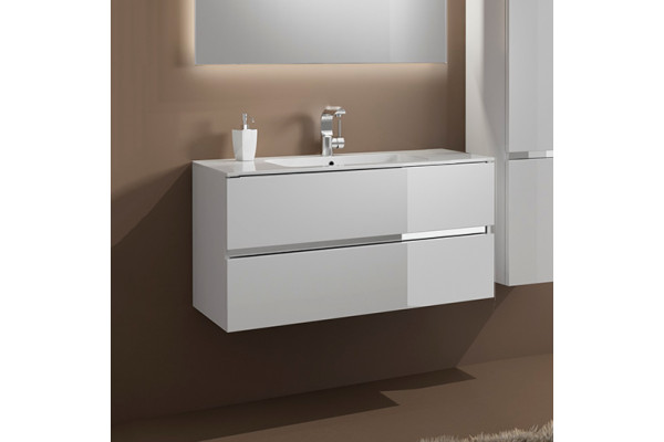 Тумба с раковиной Sanvit Кубэ -2 60 белый глянец