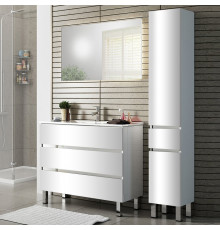 Мебель для ванной Sanvit Кубэ -3 70 белый глянец
