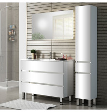 Мебель для ванной Sanvit Кубэ -3 90 белый глянец