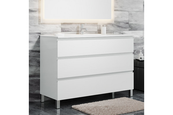 Тумба с раковиной Sanvit Авеню 3 120, белая