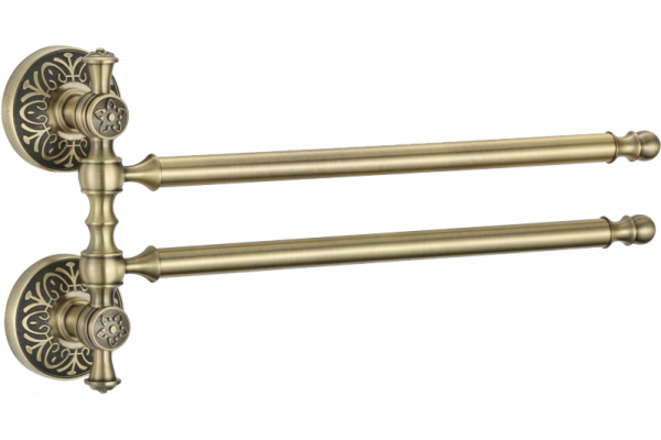 Полотенцедержатель Savol 58 с S-005802C бронза, двойной