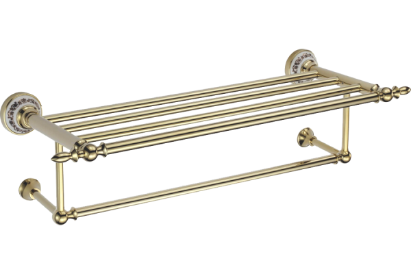 Полка Savol 68 b S-06845B для полотенец, золото