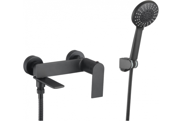 Смеситель для ванны с душем Savol S-601808H черный