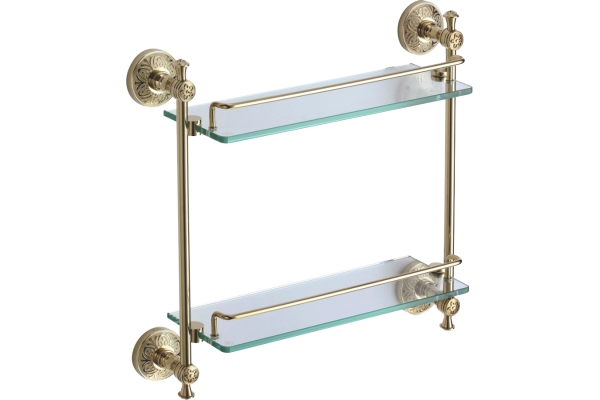 Полка Savol 58 b S-005822B золото, для душа