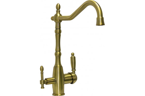 Смеситель для кухни Seaman Barcelone SSL-5387 antique gold