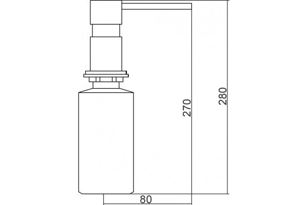 Дозатор для кухонной мойки Seaman SSA-013 gun light