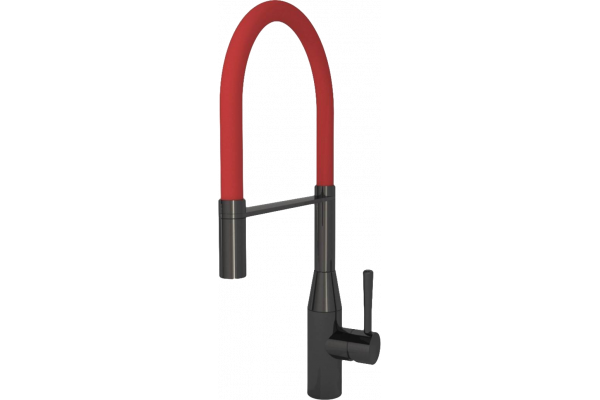 Смеситель для кухни Seaman Visconti SSL-7671-GL gun light, red