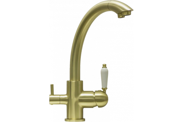 Смеситель для кухни Seaman Barcelone SSL-5382-LG light gold