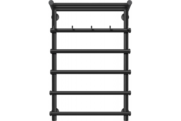Полотенцесушитель электрический Secado Турин 1 КСП 80x60, черный, L