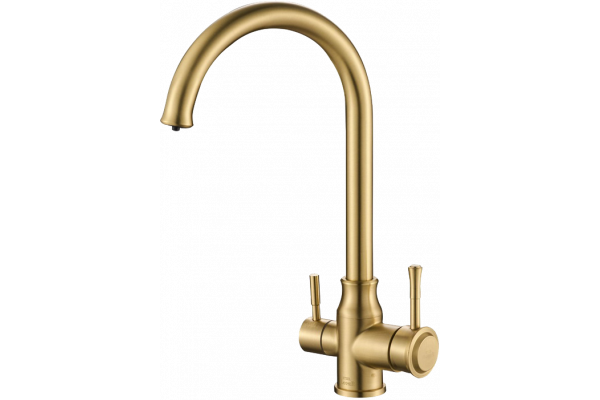 Смеситель для кухни Steel Hammer SH 763 INOX BRONZE PVD